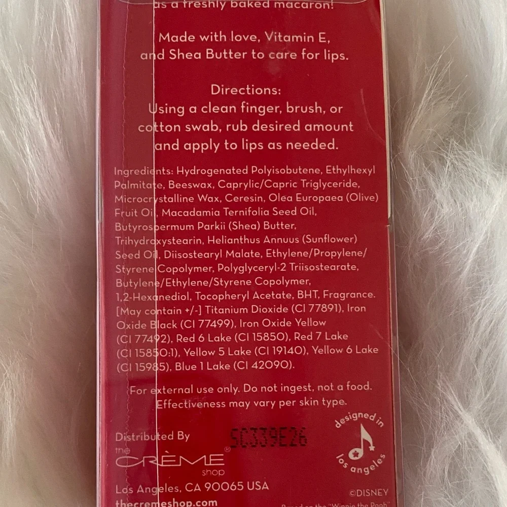 Crème Shop x Disney Macaron Moisturizing Lip Balm NIP